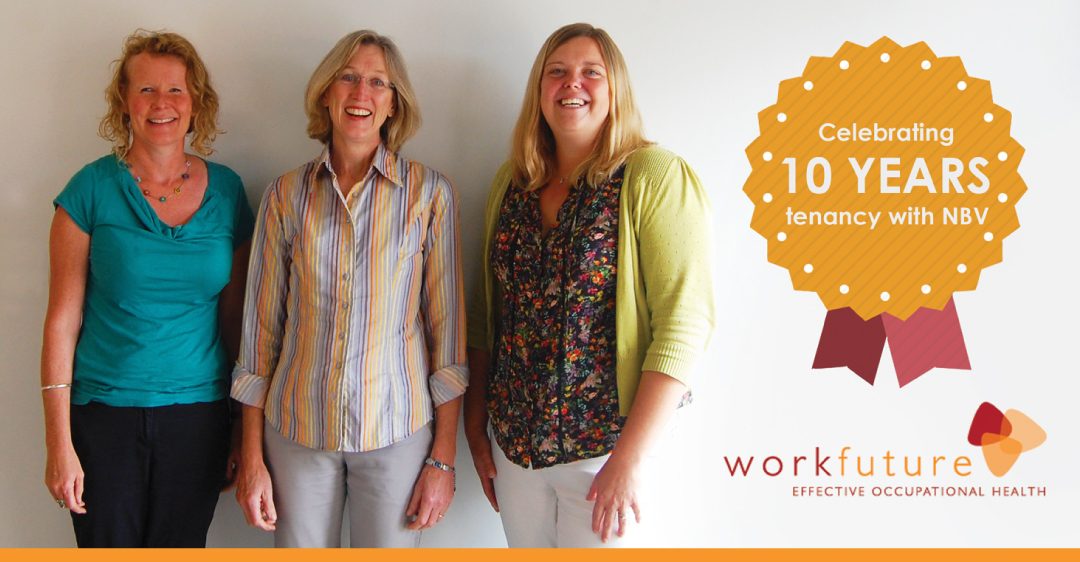 WorkFuture Ltd Celebrating 10 Years of Tenancy at NBV