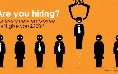 Are you hiring new staff for your business? Claim £200 per new employee before June 2017!