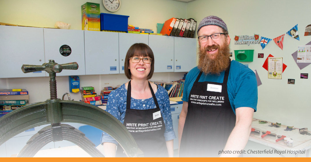 Derbyshire-based wife and husband team write, print and create their way into business!